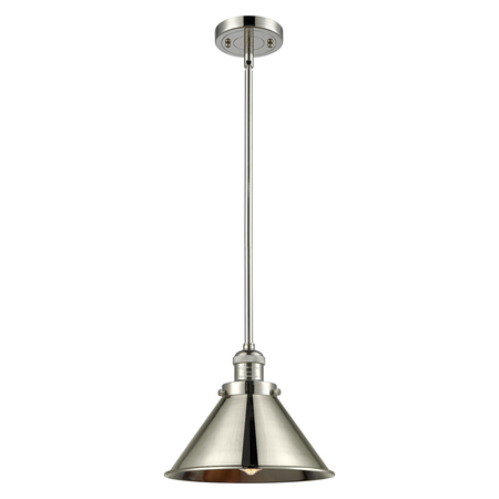 INNOVATIONS LIGHTING 1 Light Vintage Dimmable Led Briarcliff 10" Mini Pendant 201S-PN-M10-PN-LED